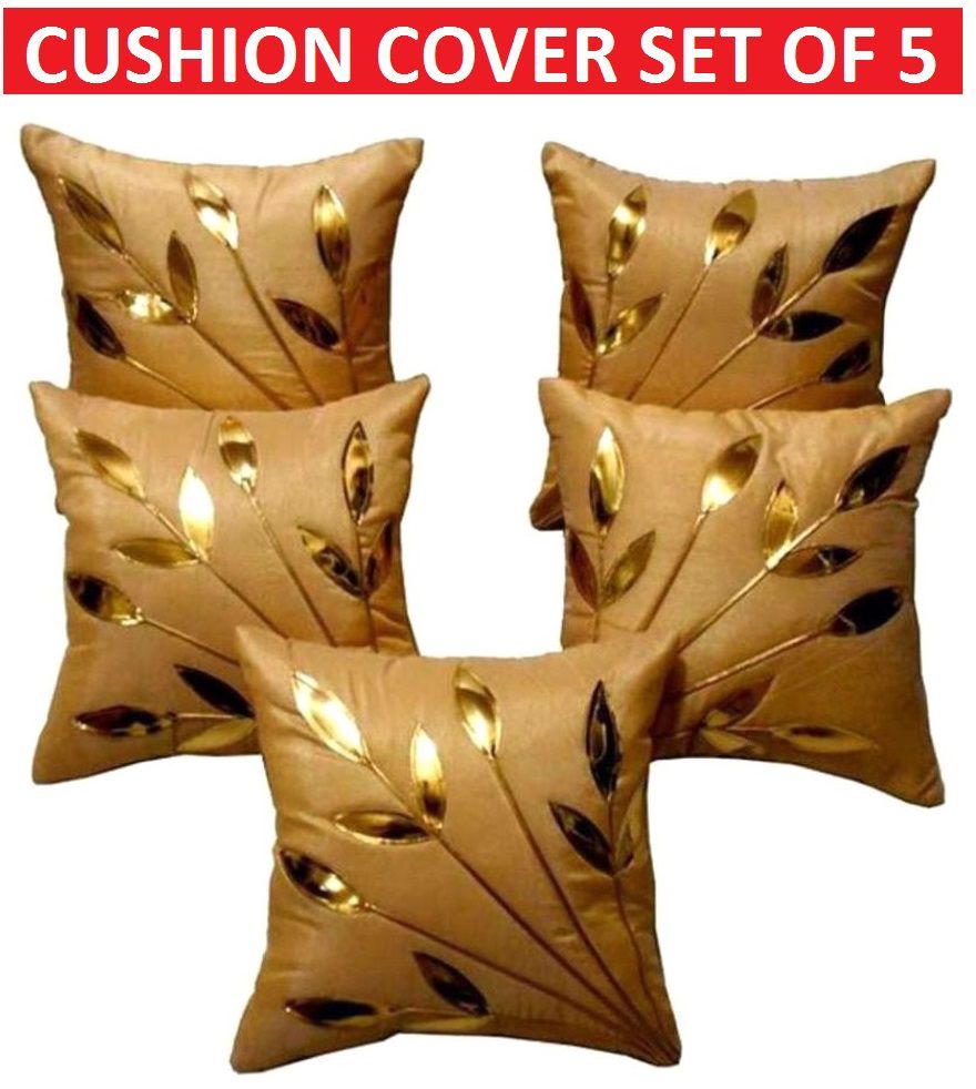     			DÃ©cor India Set of 5 Polyester Cushion Covers 30X30 cm (12X12)