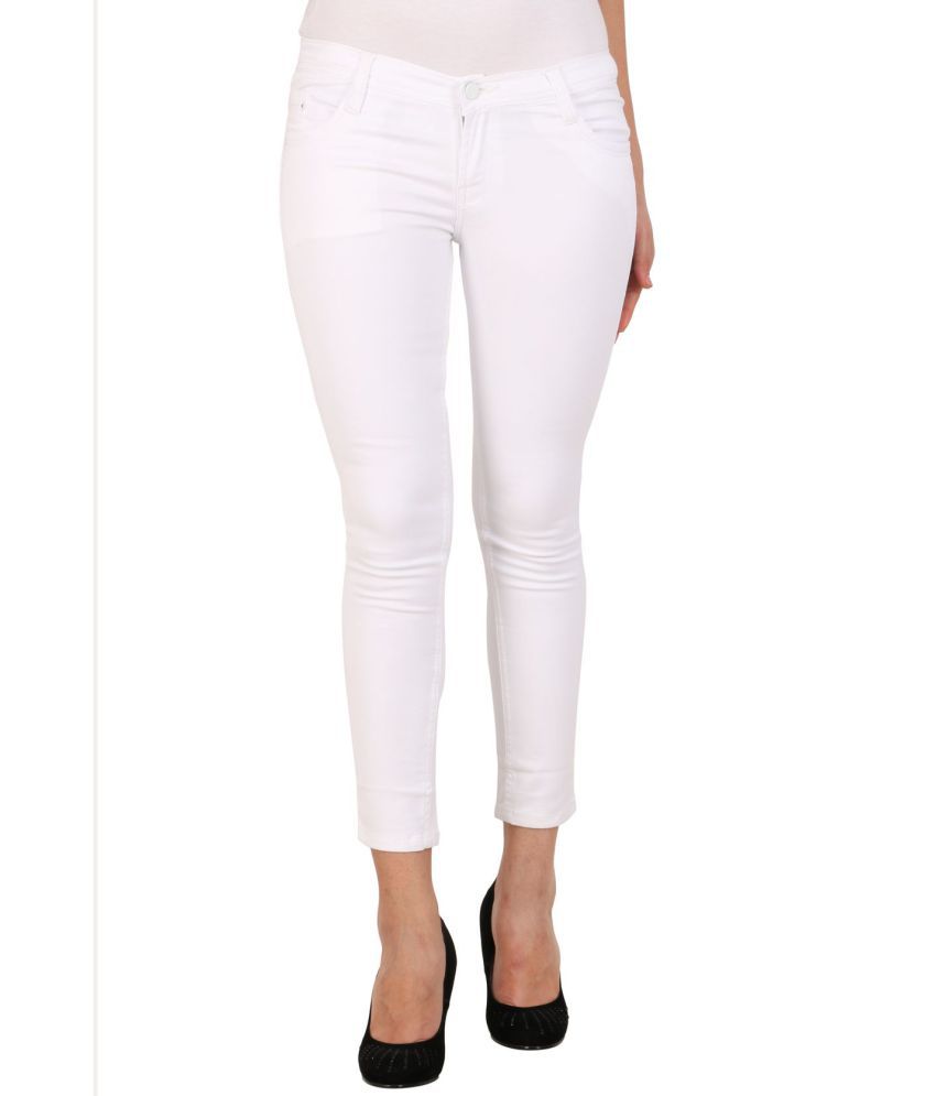 KA Fashion Denim Jeans - White - Buy KA Fashion Denim Jeans - White ...