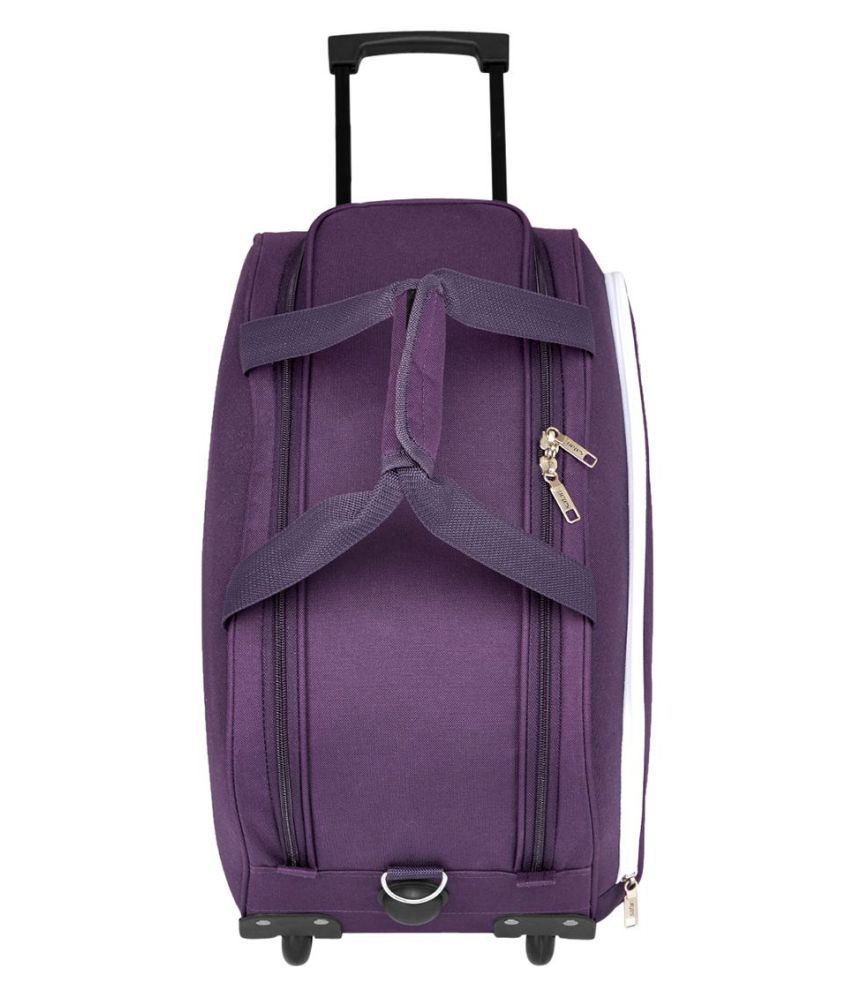 Safari Pep 53 Cms Polyester Purple Cabin 2 Wheels Soft Duffle Bag ...