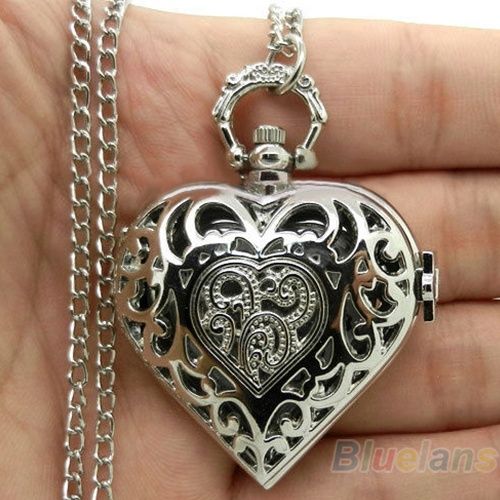 heart locket watch