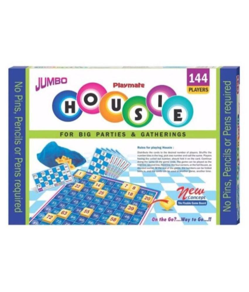 JUMBO PLAYMATE HOUSIE 144 CARDS Buy JUMBO PLAYMATE HOUSIE 144 CARDS