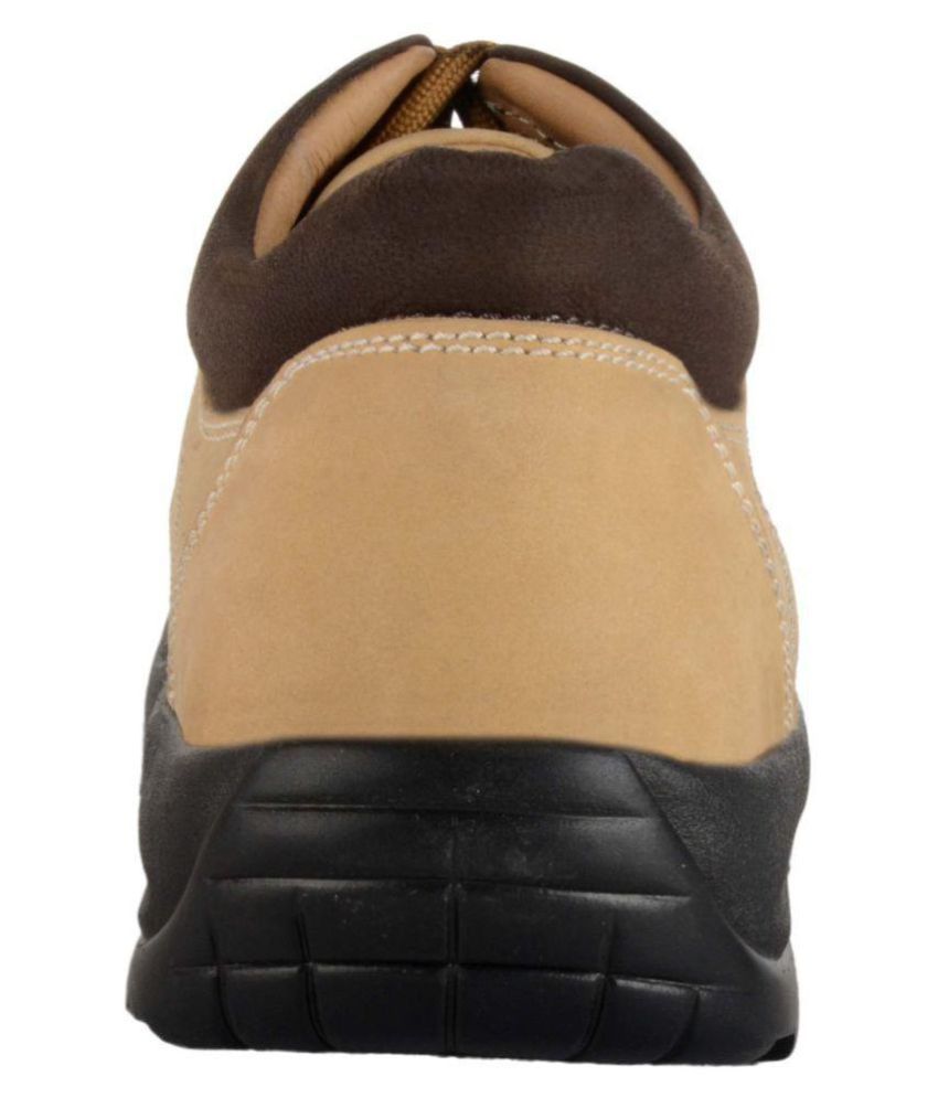 beige hiking boots