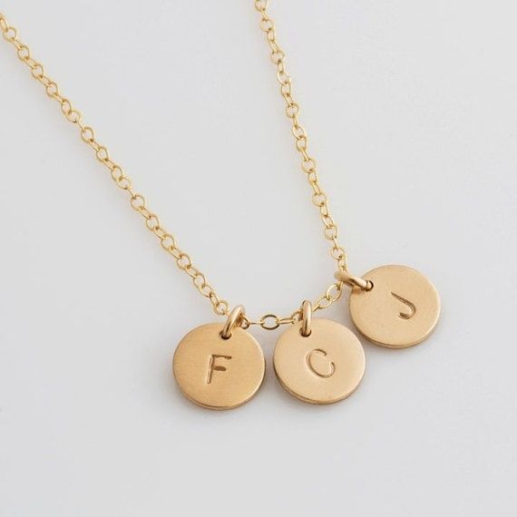 Gold Initial Round Coins Charm Necklace Dainty Disc Letter Pendant Small Bridesmaid Birthday Gift - Round Letter Pendant Necklace Gold Gold Initial Round Coins Charm Necklace Dainty Disc Letter Pendant Small Bridesmaid Birthday Gift - Round Letter Pendant Necklace Gold