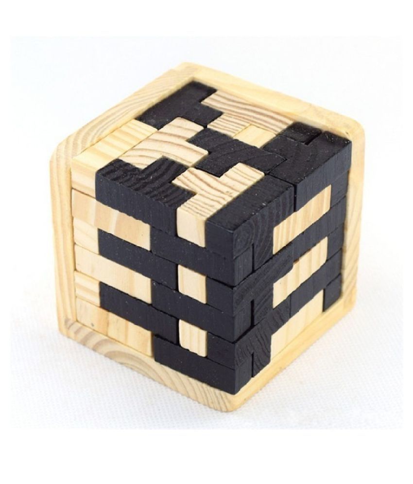 New 54Pcs Tetris Cube Brain Teaser Magic Wooden Intelligence Game 3D Wood  Puzzle - Buy New 54Pcs Tetris Cube Brain Teaser Magic Wooden Intelligence  Game 3D Wood Puzzle Online at Low Price -