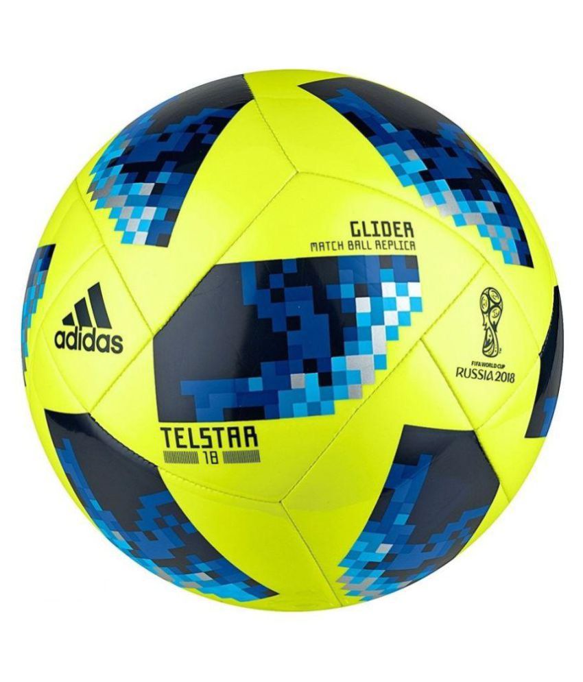 Heredero Malabares Por ley Adidas Telstar 18 Glider Football / Ball Size-5: Buy Online at Best Price  on Snapdeal