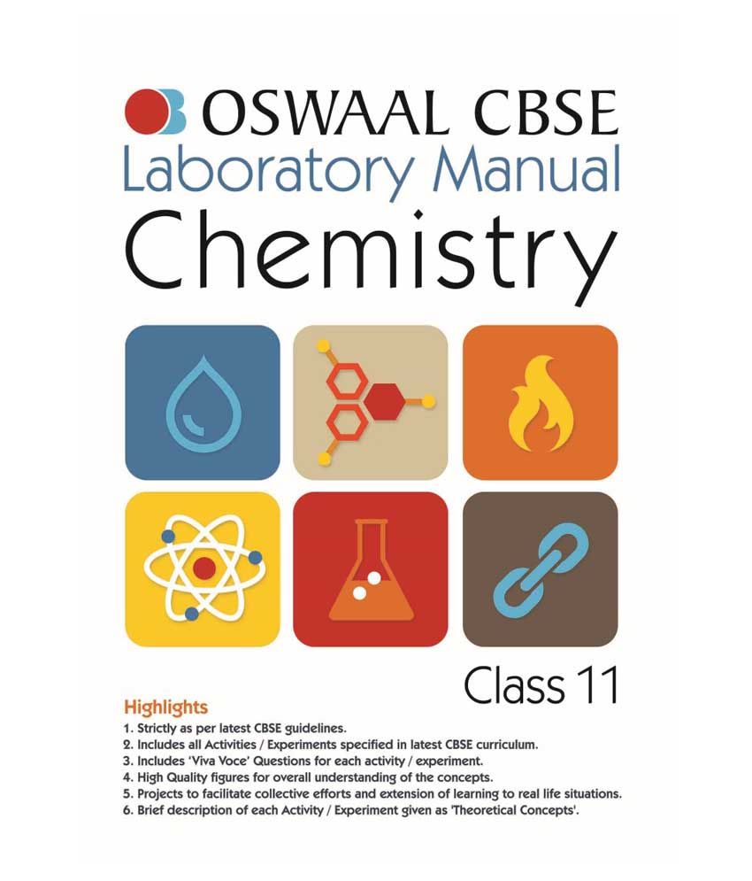 Oswaal CBSE Laboratory Manual Class 11 Chemistry (For March 2019 Exam)