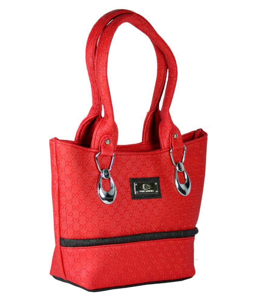 SPERO Red P.U. Shoulder Bag - Buy SPERO Red P.U. Shoulder Bag Online at ...