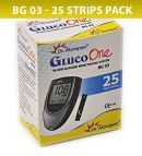 Dr Morepen 25 Sugar Test Strips For Bg03Glucometer (Strips Only Pack)