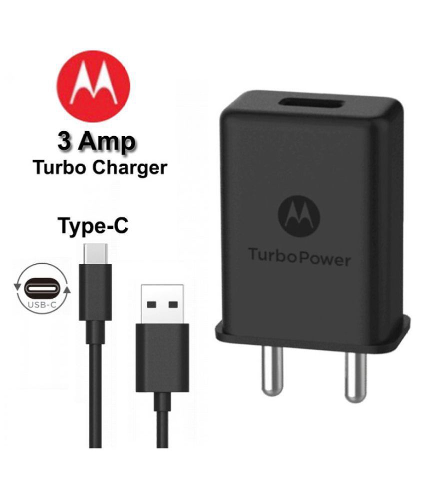 Motorola 3A TurboPower Wall Charger with Type-C Cable (SC-25)