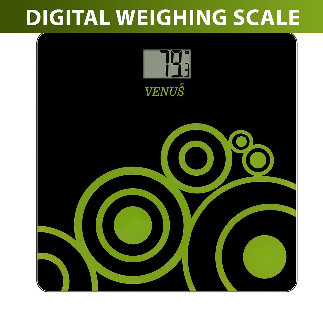     			Venus Digital Electronic Personal Body Health Check up Fitness Weighing Scale EPS-2001 Black