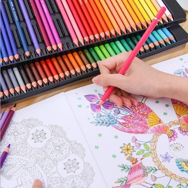 1/288 PCS Children Drawing Kids Color Pencil Art Sketching Colored