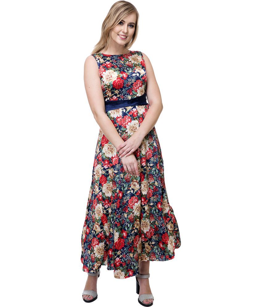 multi color gown