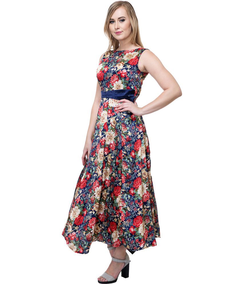 multi color gown