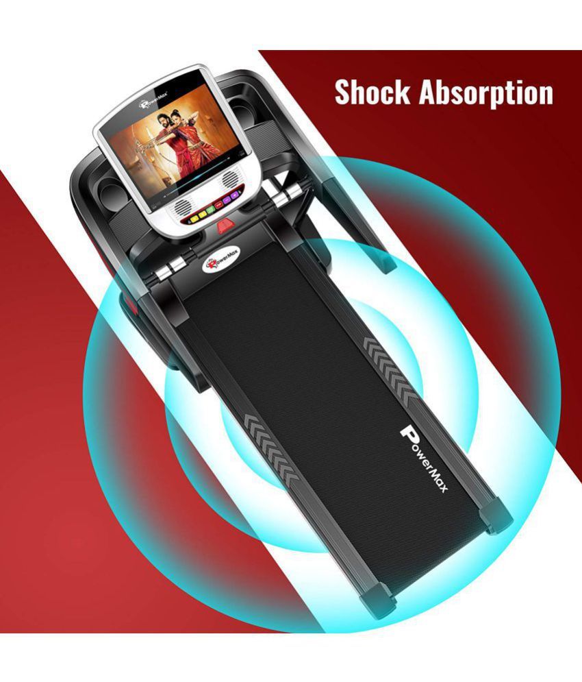 Powermax FitnessTDA260S Multifunction Motorised Treadmill with 10.1