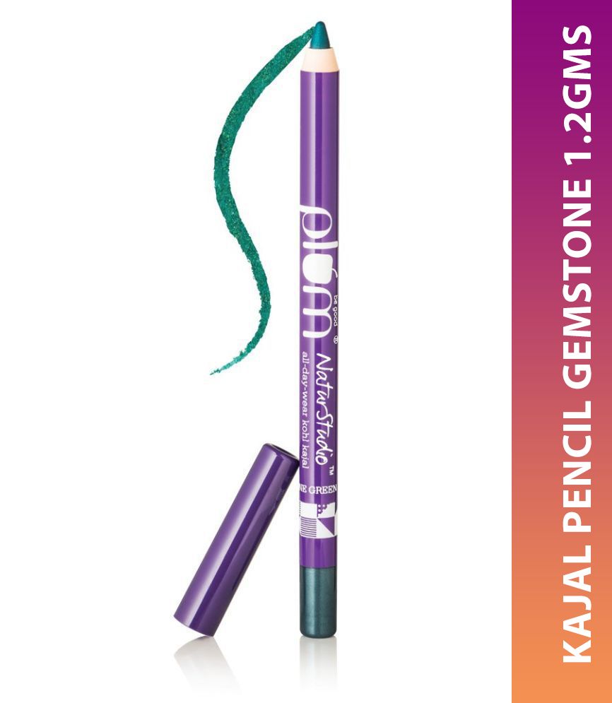 Plum Naturstudio Kajal Pencil Gemstone Green with free sharpener 1.2 gm