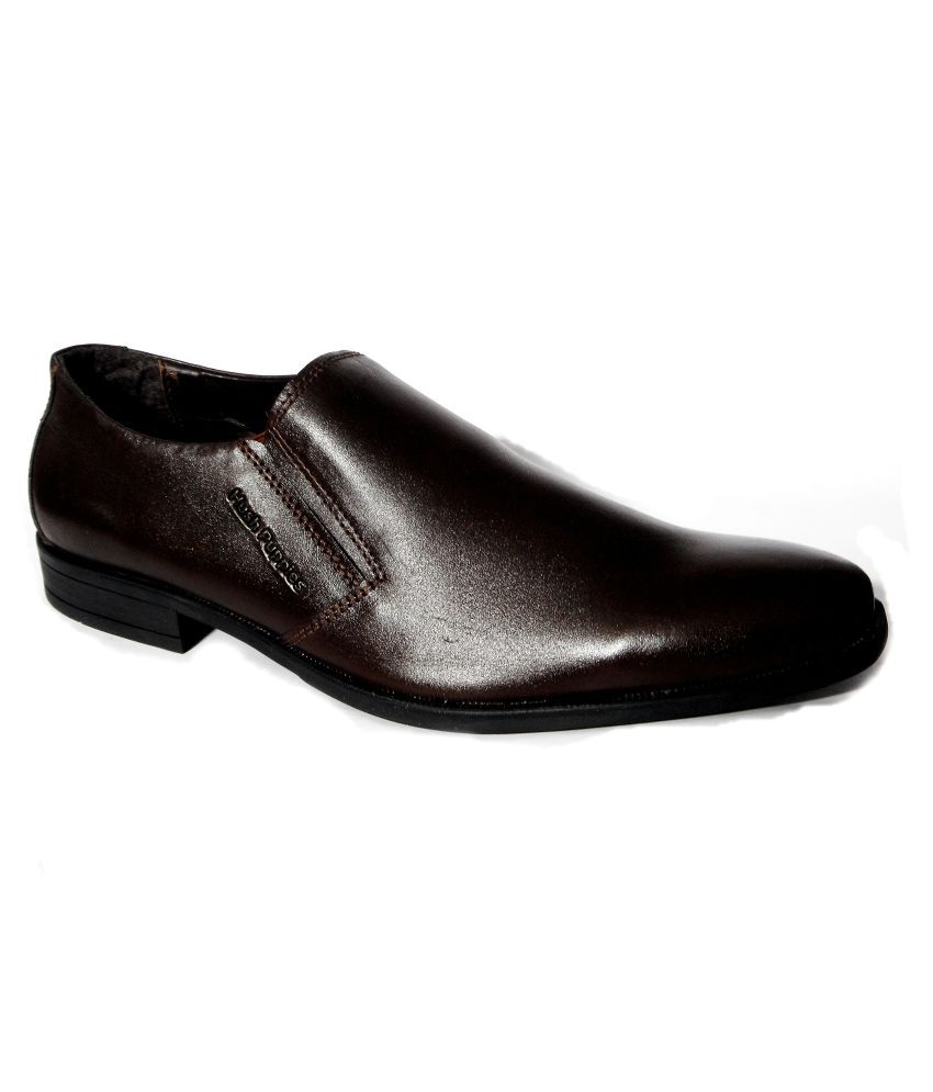 Hush Puppies Slip On Genuine Leather Brown Formal Shoes Price in India ...
