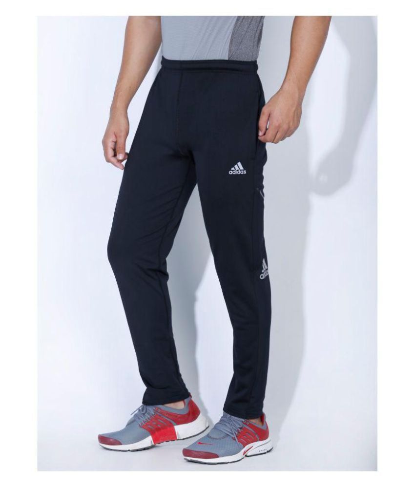 Adidas Supernova Black Polyester Lycra Track pants Adidas Supernova Black Polyester Lycra Track pants