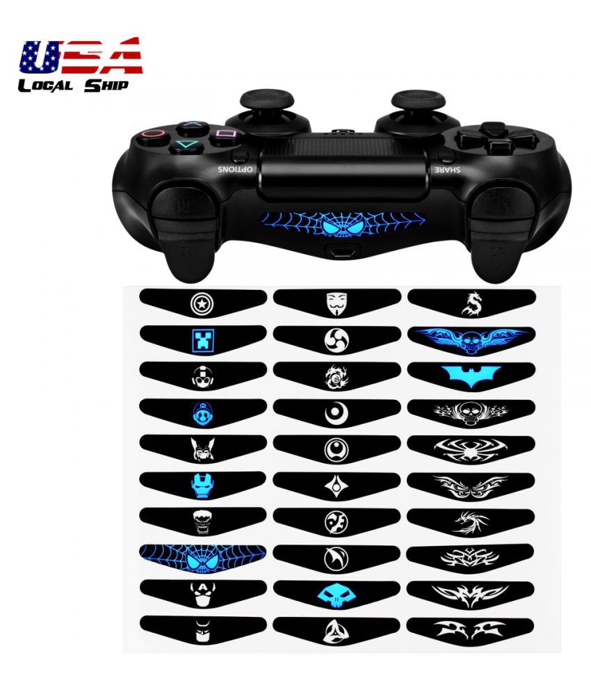 Custom Led Light Bar Cover Decal Sticker For Playstation 4 Ps4 Controller Buy Custom Led Light Bar Cover Decal Sticker For Playstation 4 Ps4 Controller Online At Low Price Snapdeal