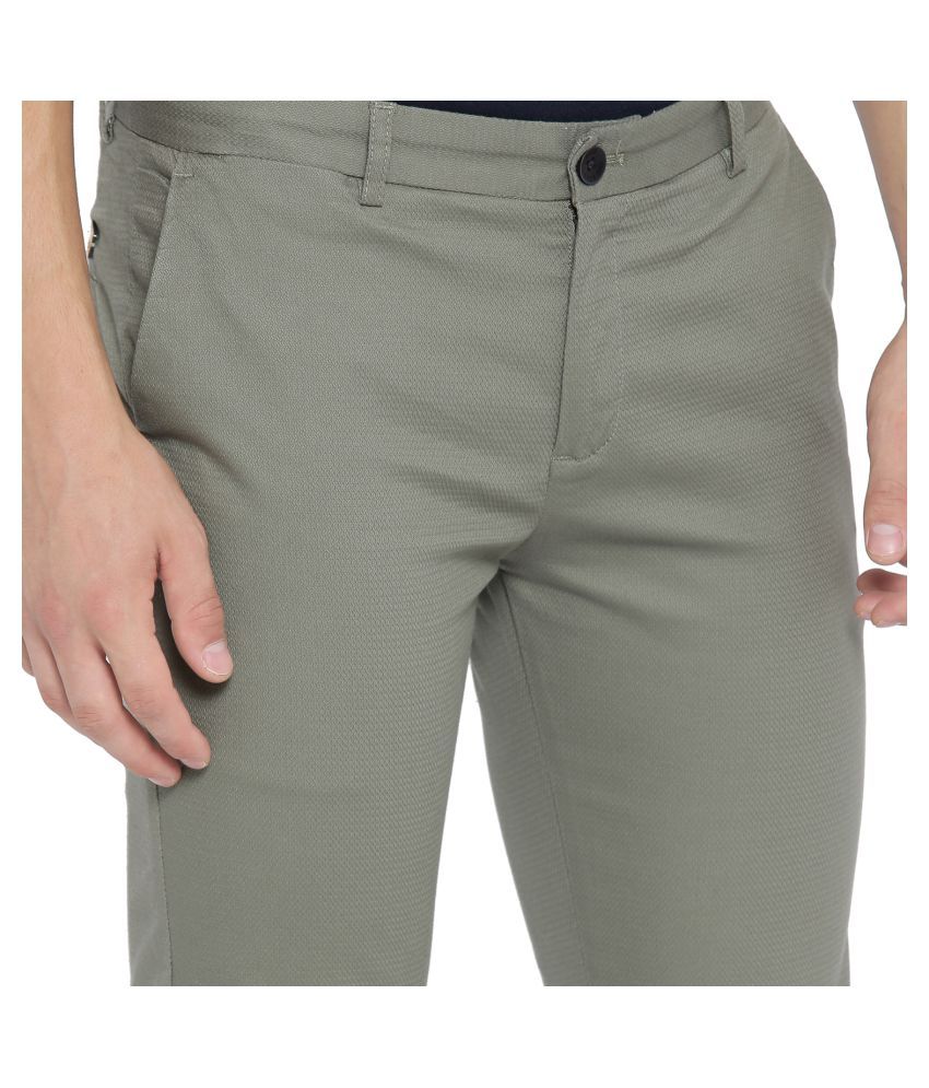 olive green slim fit cargo pants