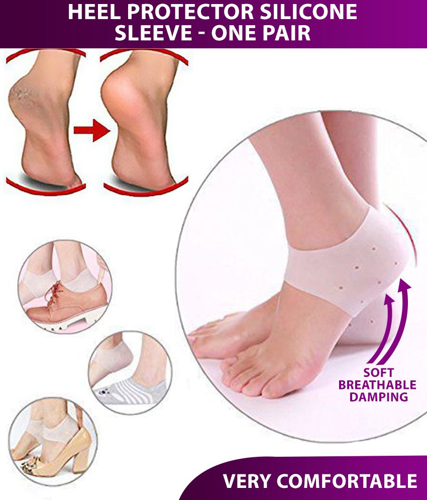     			Nema Heel Protector Breathable Silicone Protective Sleeve - One Pair