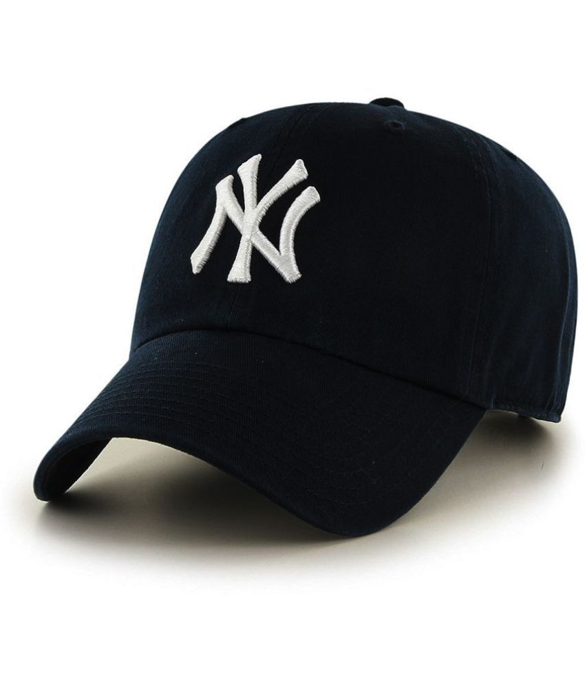 House of Quirk Cotton Baseball Caps by New York Yankees Cap - Black for ...