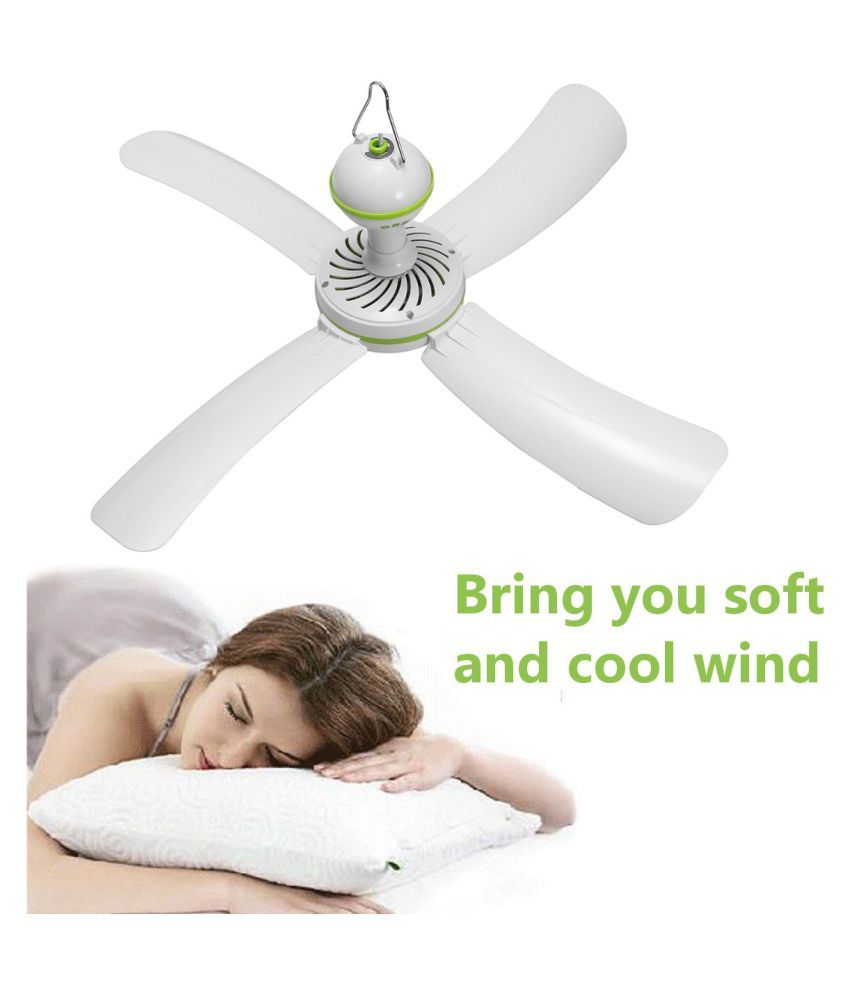 Zxg 175 Summer 4 Blade White Mini Ceiling Fan 220v 20w Co Tablefan