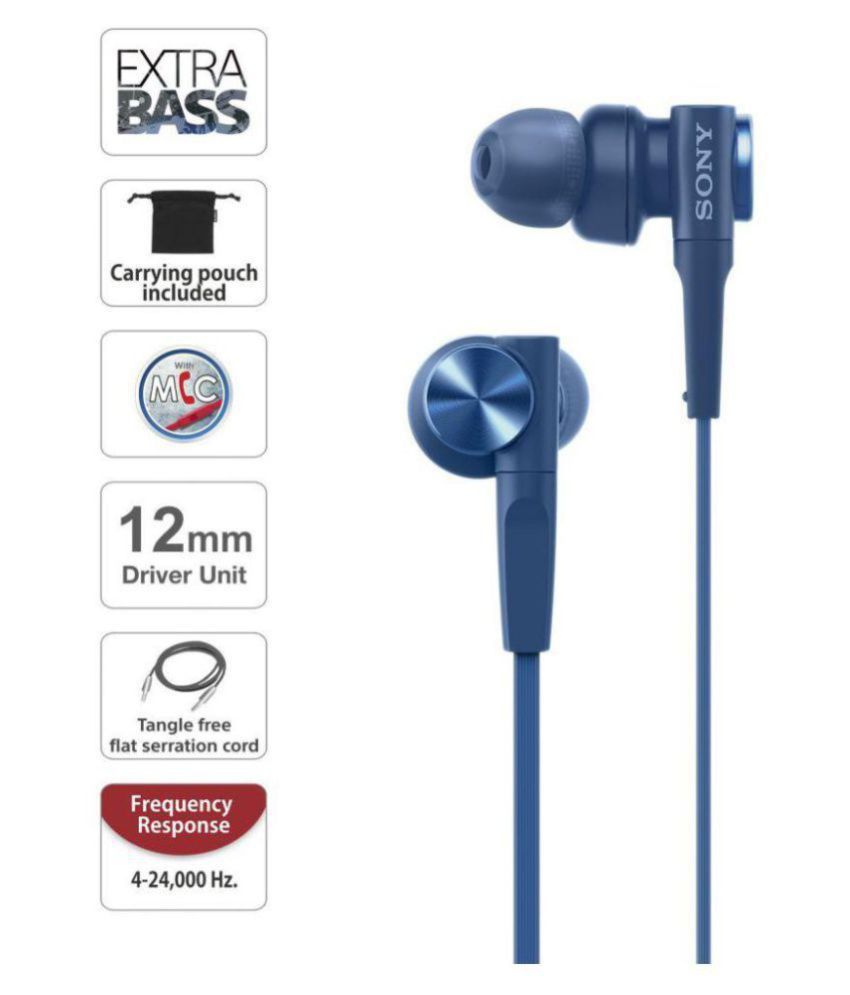 sony xb55 earphones