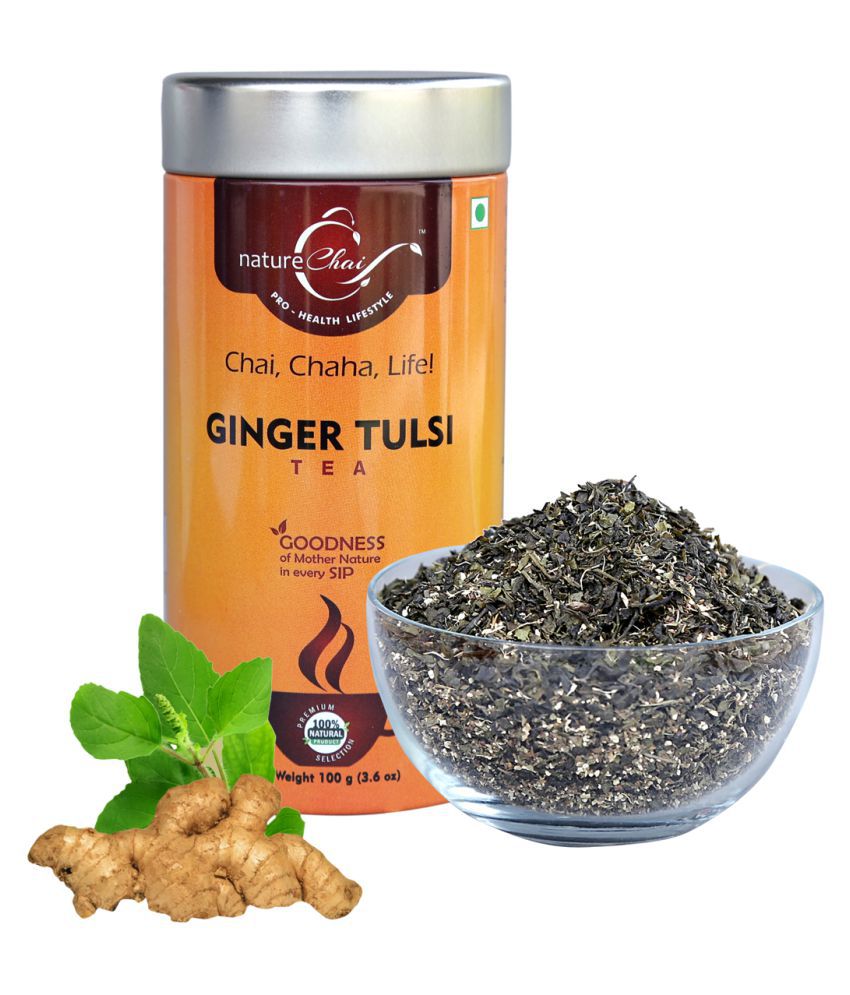     			Nature Chai Ginger Tulsi Tea Loose Leaf 100 gm