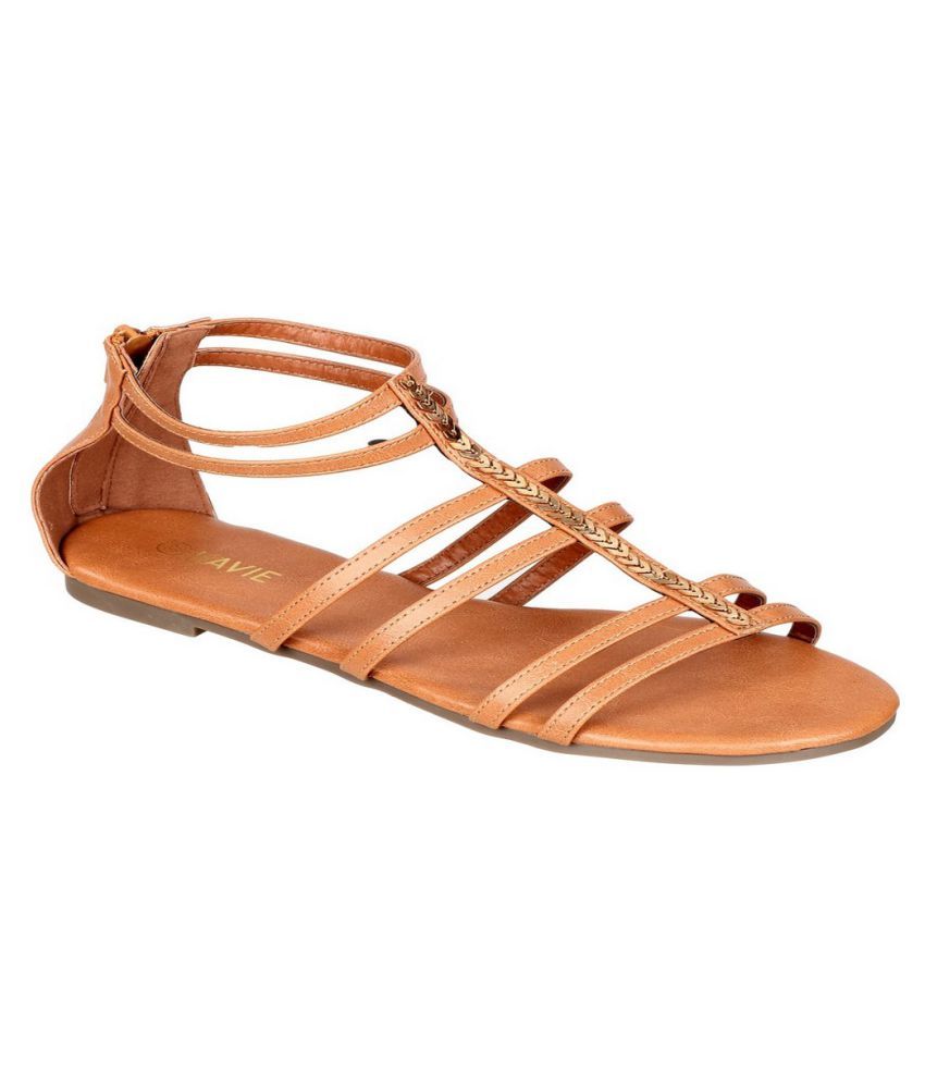 comfortable brown flats