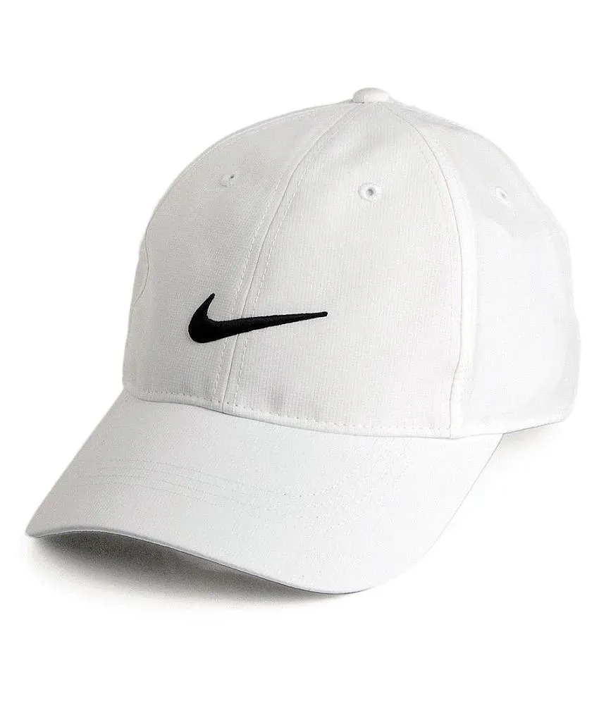 Nike White Plain Fabric Caps Buy Online at Low Price in India
