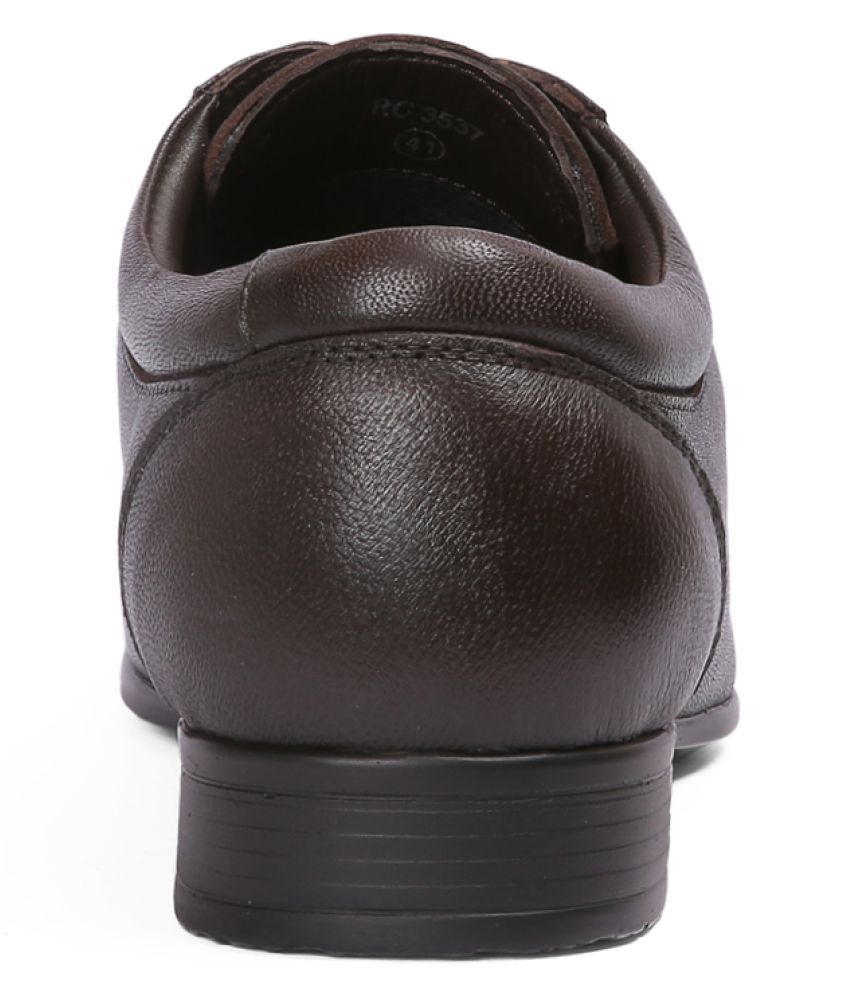 red chief brown derby shoes