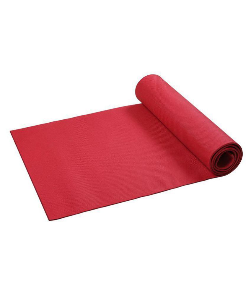     			E-Retailer™ Premium Reversible Anti-slip 0.4mm Yoga Cum Exercise Mat(Color-Red)