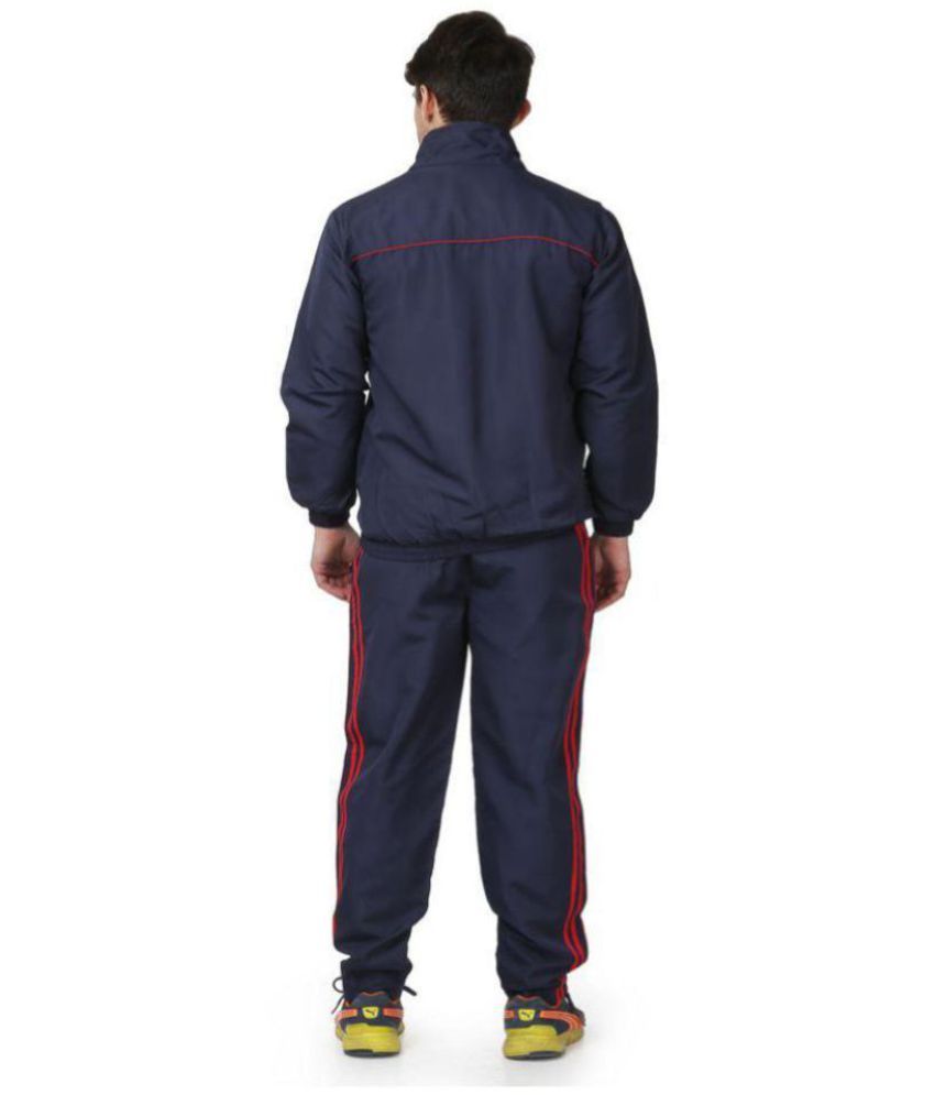 navy fleece tracksuit