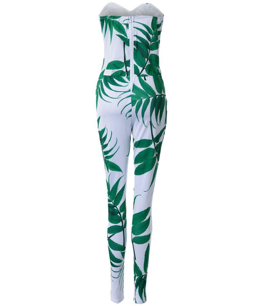 Whitleys White Polyester Jumpsuit Buy Whitleys White Polyester