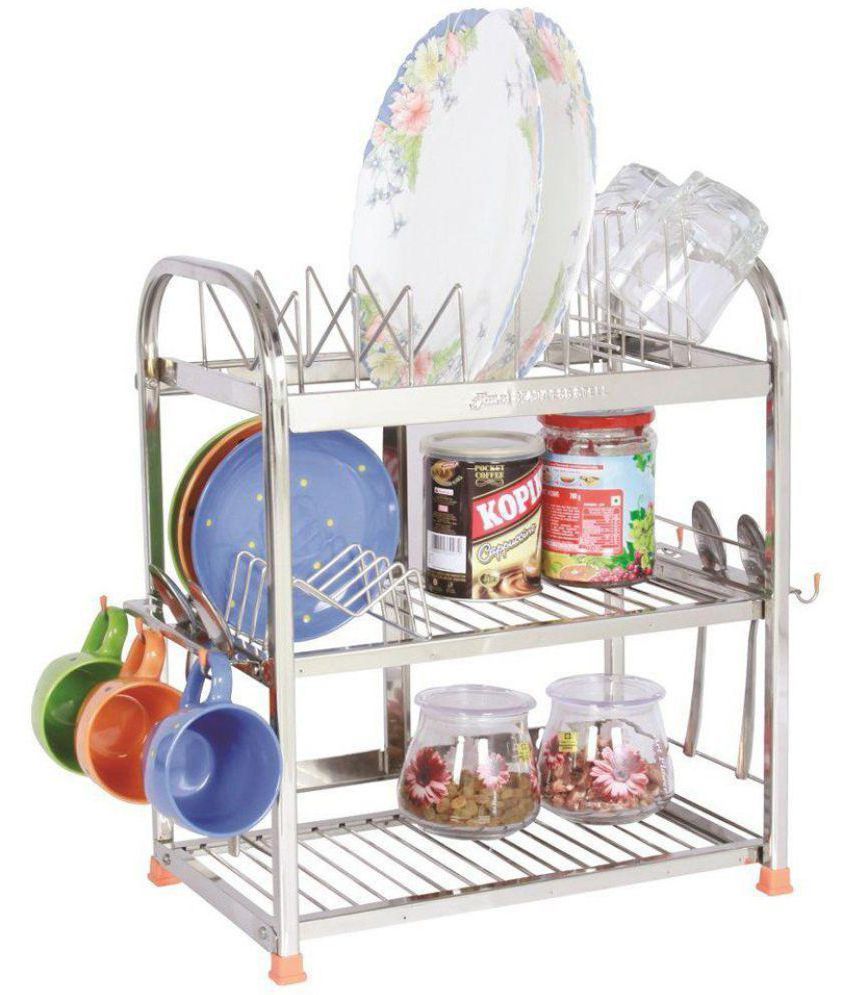 steel ke bartan ka kitchen set