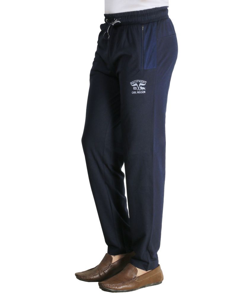 navy trackpants