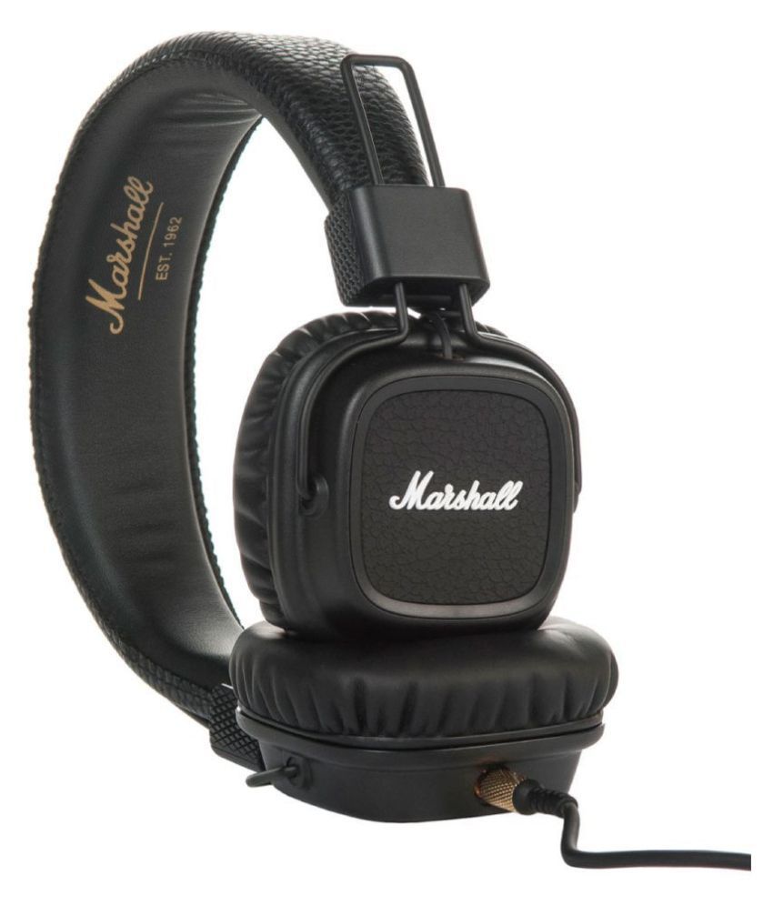 Marshall MAJOR II On Ear Wired With Mic Headphones/Earphones - Buy ...