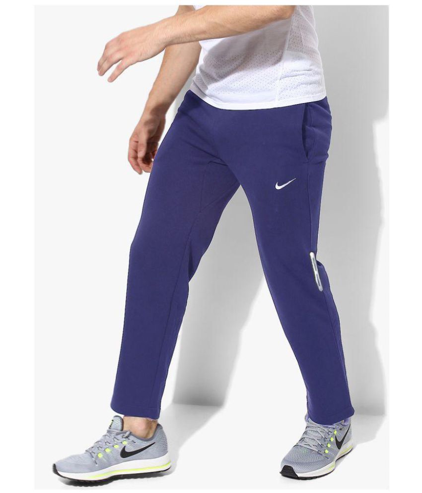 Nike Blue Polyester Trackpants Buy Nike Blue Polyester Trackpants