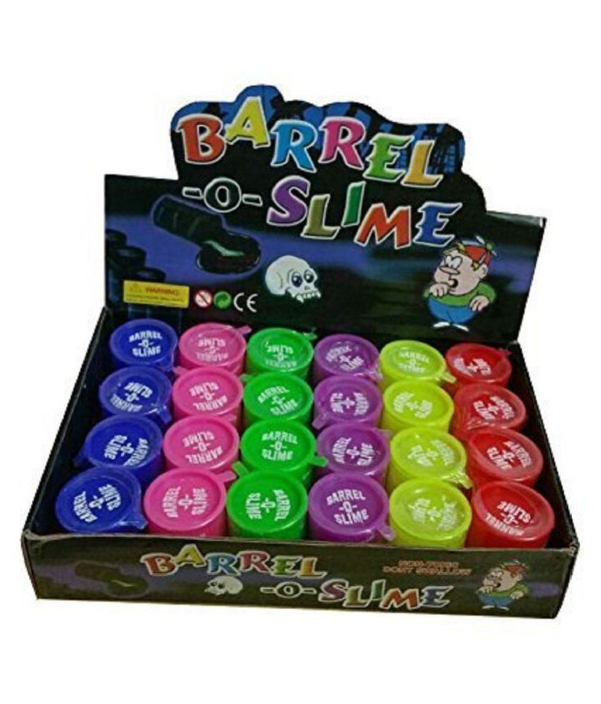 Barrel O Slime Birthday Return Gift For Kids (Set of 6 ...