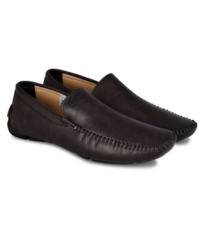 lee fox loafers black