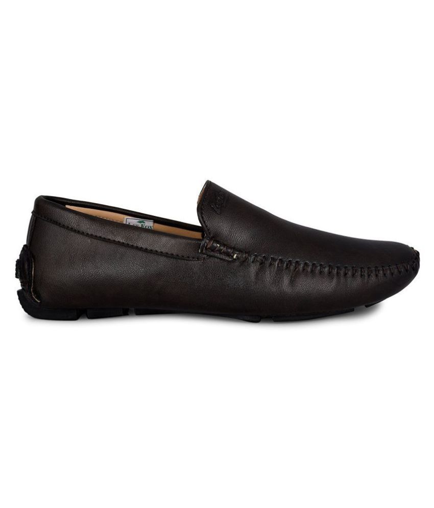 lee fox loafers black