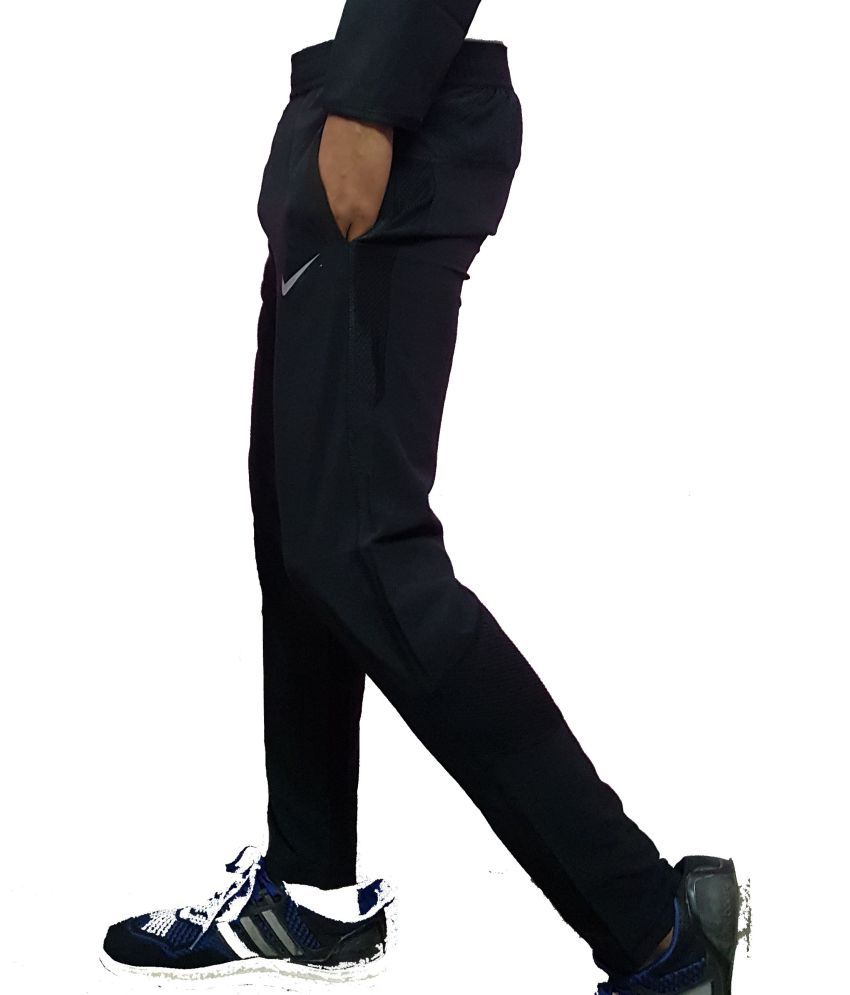 nike polyester track pants mens
