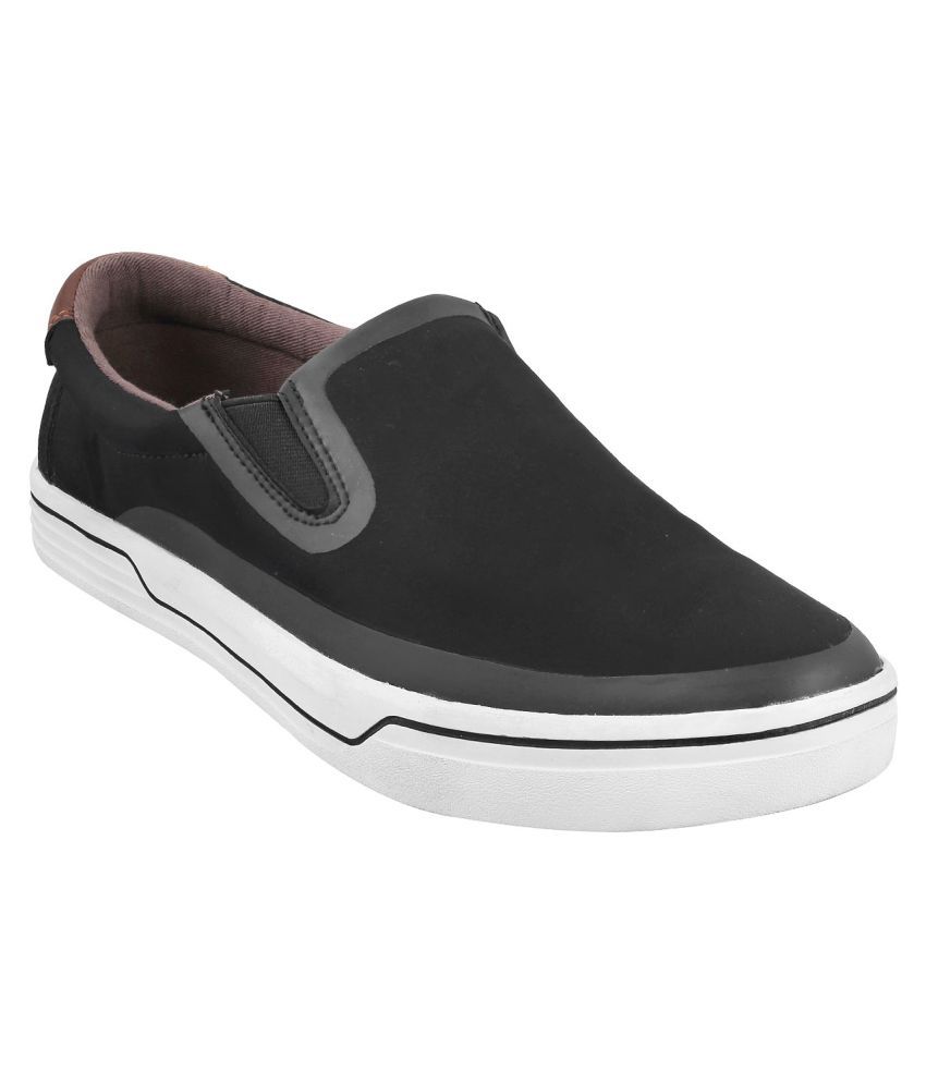     			Metro Slip On Non-Leather NAVY Formal Shoes