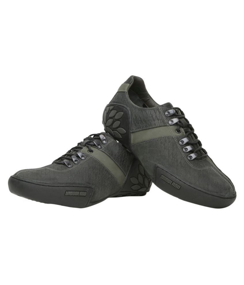woodland black high ankle sneakers