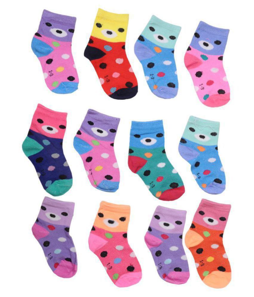    			kids socks for  pack of 12 pair for 2-3 years