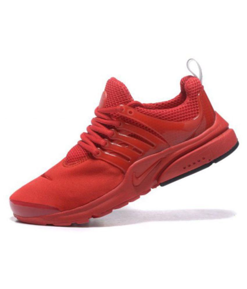 nike air presto red running shoes