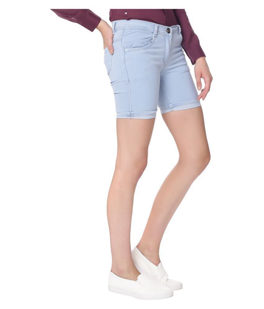 denim hot pants womens