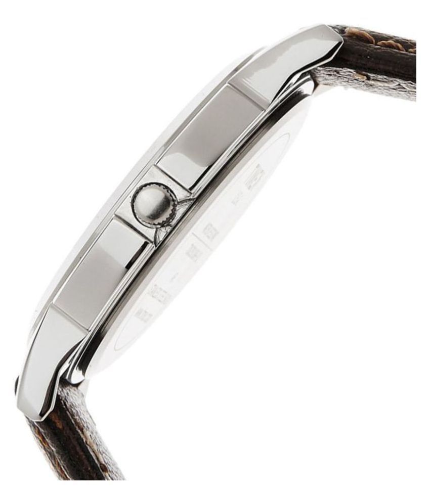 timex tw00zr112 leather analog