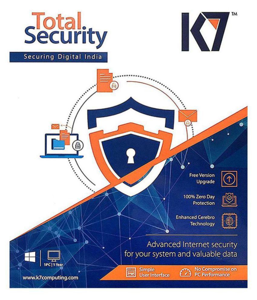     			K7 Total Security Latest Version ( 1 PC / 1 Year ) - Activation Code-Email Delivery