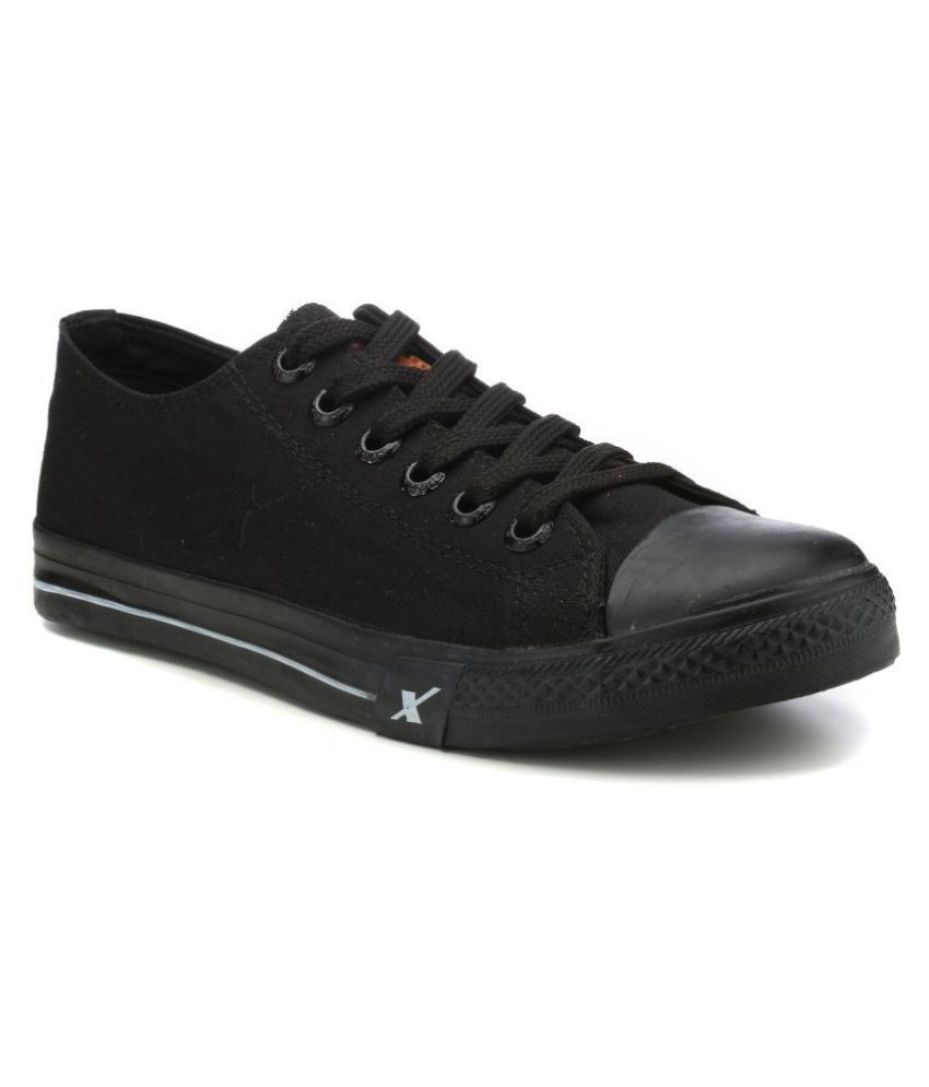 black shoes sparx